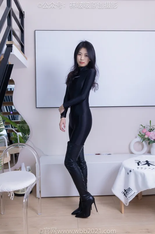 [BoBoSocks袜啵啵] NO.448 奶油-高跟长靴、肉丝（脚尖加固款）、连体泳衣裤里丝（超长花絮版） - BoBoSocks袜啵啵